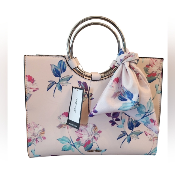 Nine West Multi-Color Floral Print Purse - Picture 3 of 6